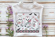 Ghost Nurses PNG, Halloween Nurse PN, an Illustration by Libby Wishes (Thumbnail 3 of 4)