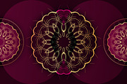 Mandala Oriental Floral art Bundle, a Background Graphic by NJ Himel (Thumbnail 39 of 97)