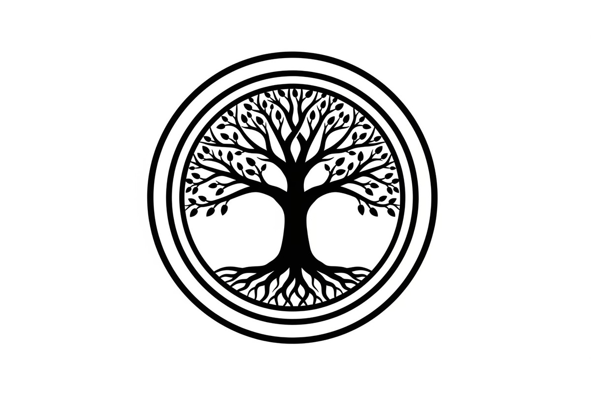 Tree of Life Circle Frame Bundle, an Illustration by Gaye Art (Photo 38 of 51)