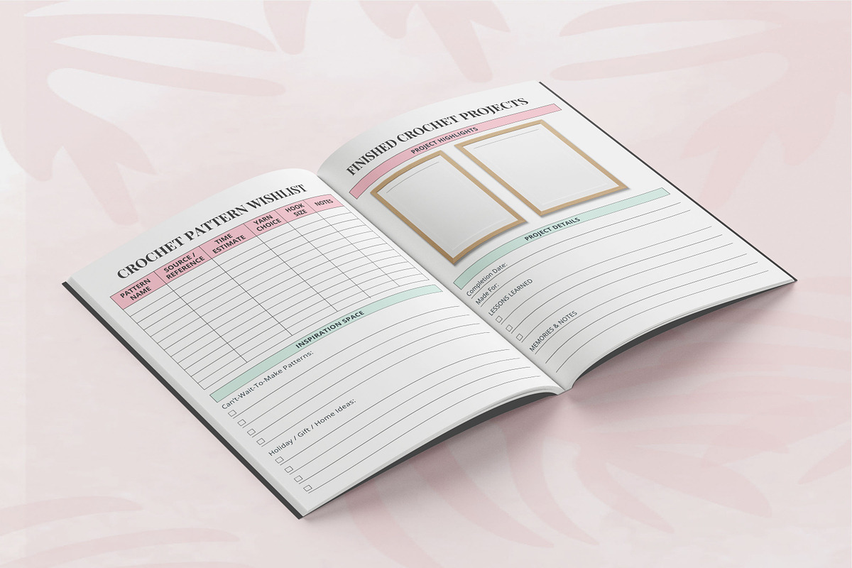2026 Crochet Journal & Planner, a Print Template by Book2bees (Photo 3 of 4)
