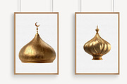 Ramadan Gold Clipart PNG Set, an Illustration by Libby Wishes (Thumbnail 5 of 6)