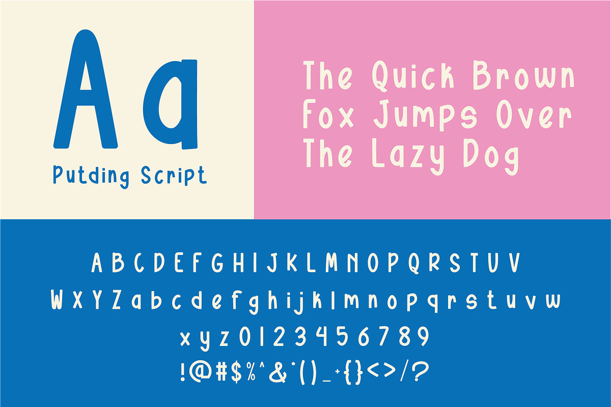 Putding - Playful Handwritten Font, a Handwritten Font by Berdansabersama (Photo 2 of 9)