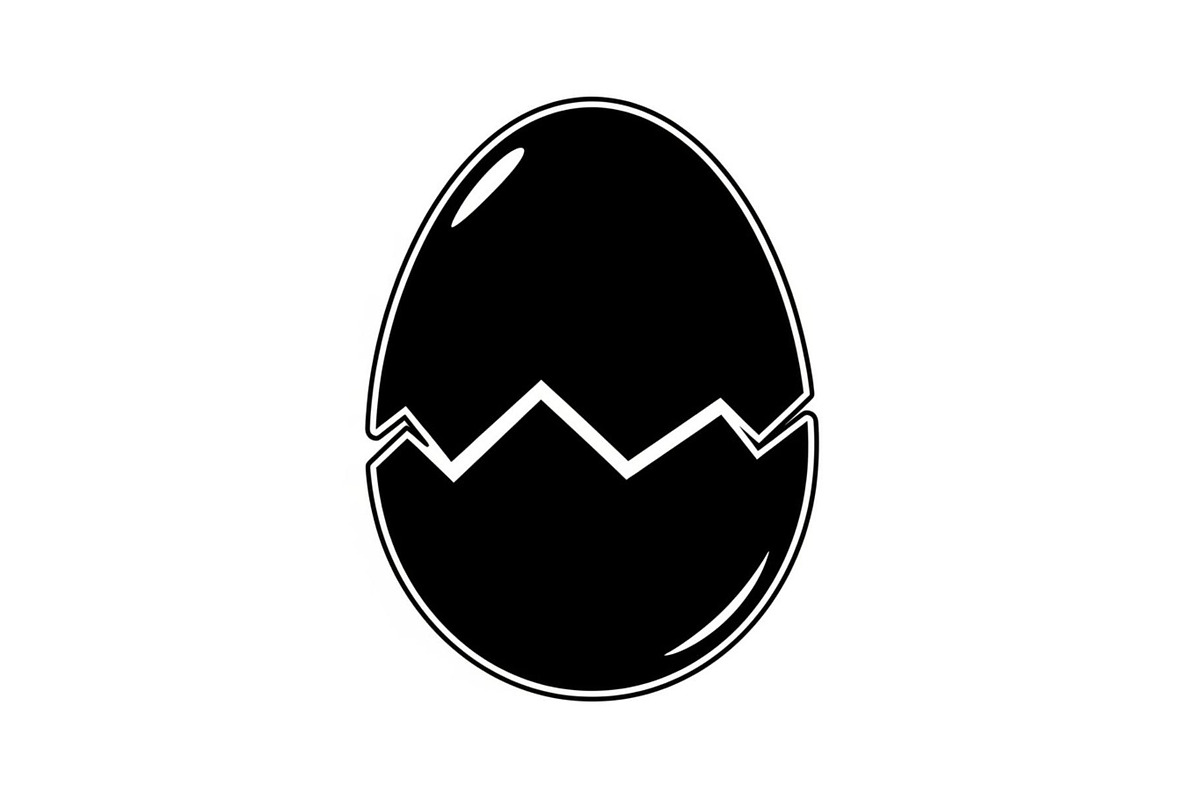 50 Cracked Egg Shell Silhouette, an Illustration by musafir_fashion (Photo 4 of 55)