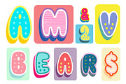 GEMOY - Fun Layered Font, a Font by StoricType (Thumbnail 5 of 14)