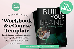 eCourse Workbook Template for Canva