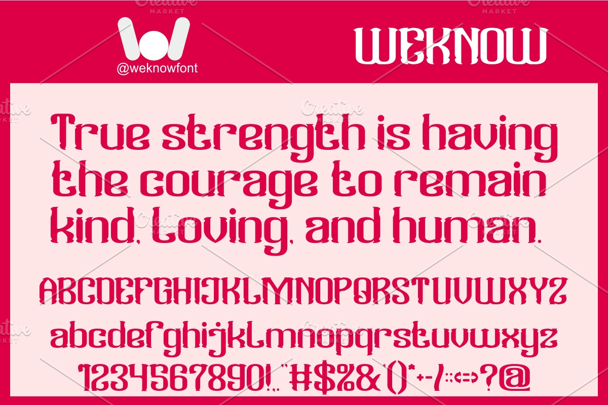 Mighty Hearts font, a Blackletter Font by weknow (Photo 4 of 8)