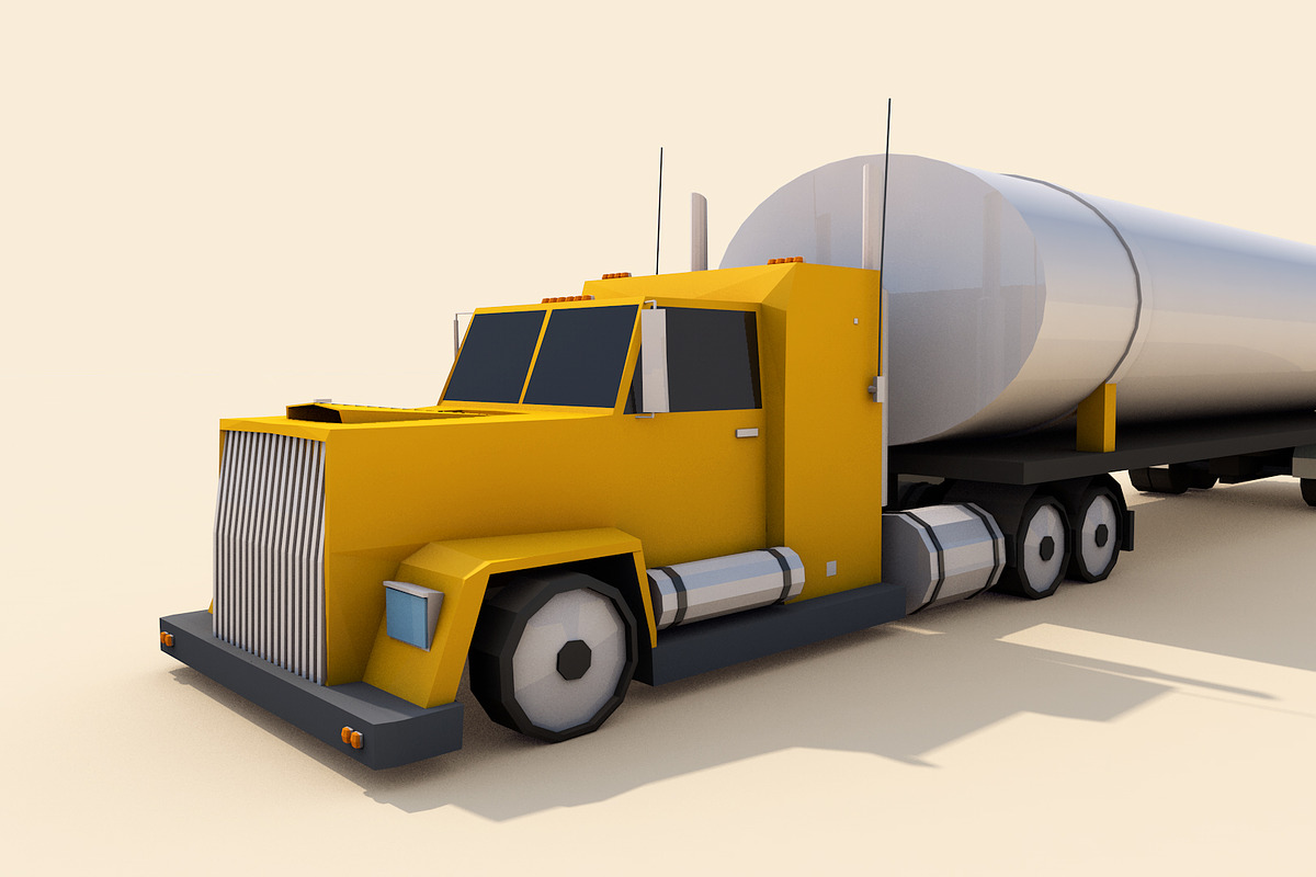Low Poly City Cars Vehicles Pack, a Cars & Vehicle 3D Model by Anton Moek (Photo 17 of 26)
