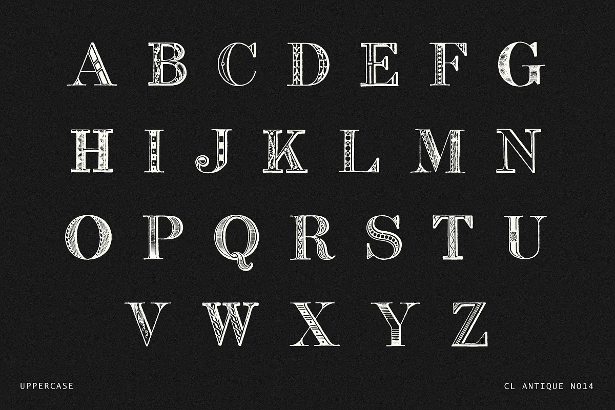 Decorative Vintage Serif Font - No14, a Serif Font by Century Library (Photo 3 of 5)