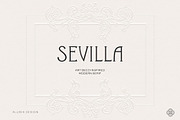 Sevilla - Art Deco Serif, a Serif Font by Alubia design (Thumbnail 1 of 12)