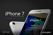 Iphone 7 Mockup Flying White, an iPhone Mockup by mockuptain (Thumbnail 7 of 7)