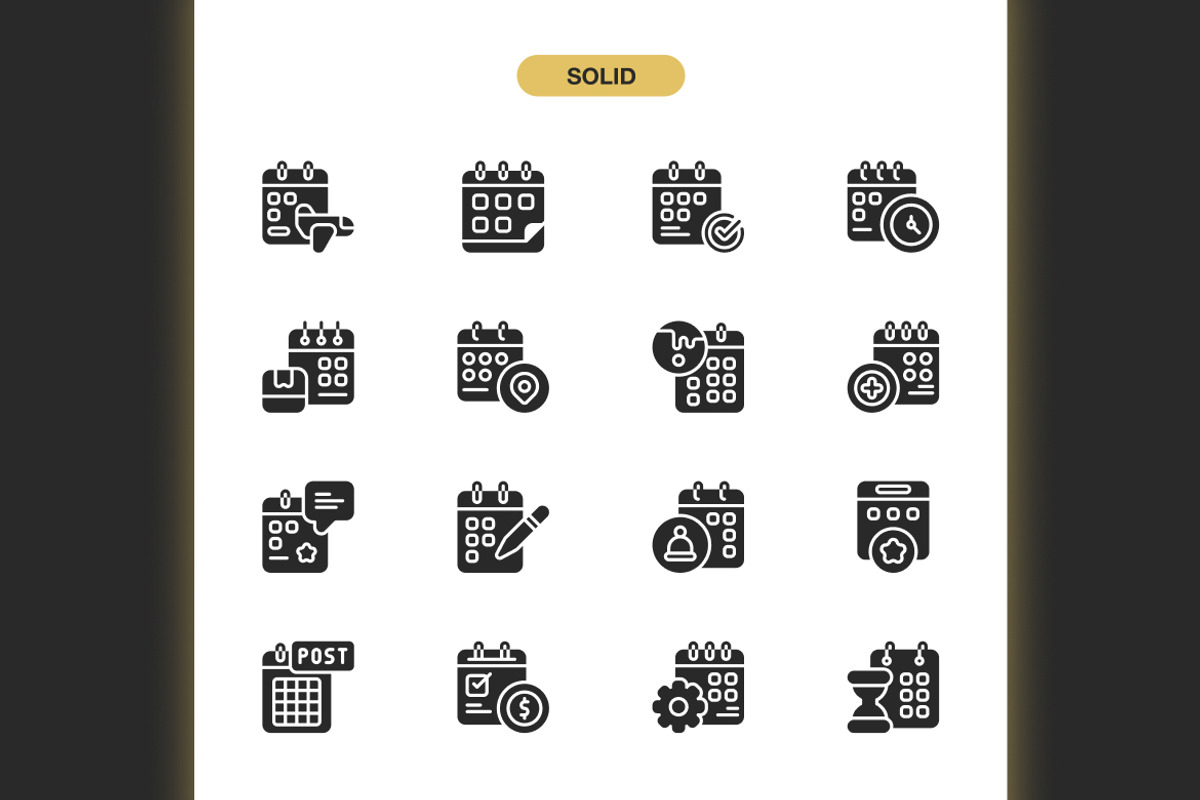 Schedule Icons, an Icon by Spacepixel Creative (Photo 3 of 3)