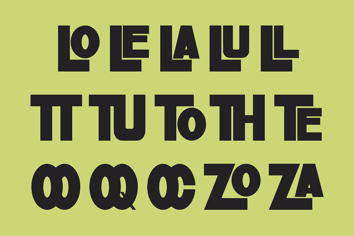 Zocce Sans Serif Display Font, a Sans Serif Font by Maulana Creative (Photo 7 of 8)