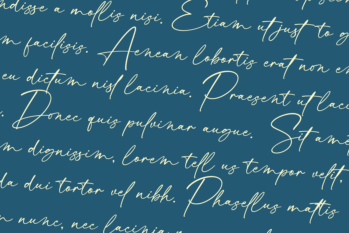 Kantilone - Elegant Handwritten Font, a Handwritten Font by Basnistudio (Photo 2 of 12)