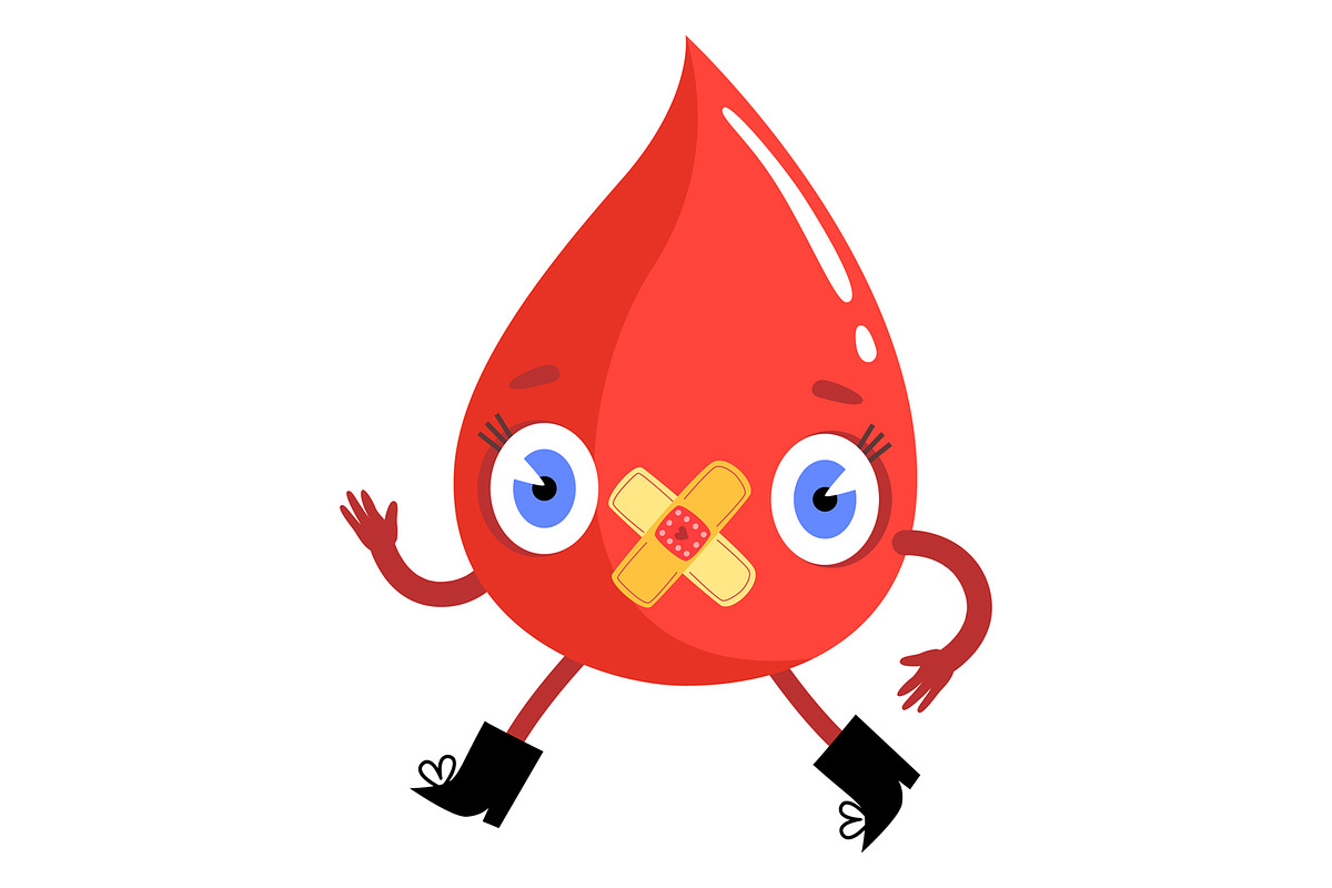 Blood Drop Characters Clipart Medic, a Healthcare Illustration by the_myro (Photo 9 of 14)