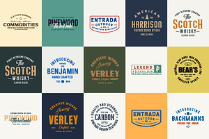 Vintage Badge Logo Collection, a Branding & Logo Template by Template Dealer