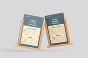 Modern Menu Mockup For Branding, an Advertising Mockup by tiyasprabawa (Thumbnail 5 of 5)