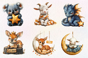Sweet Dreams Sign,Sleepy Animals, an Illustration by CreationArt (Thumbnail 5 of 9)