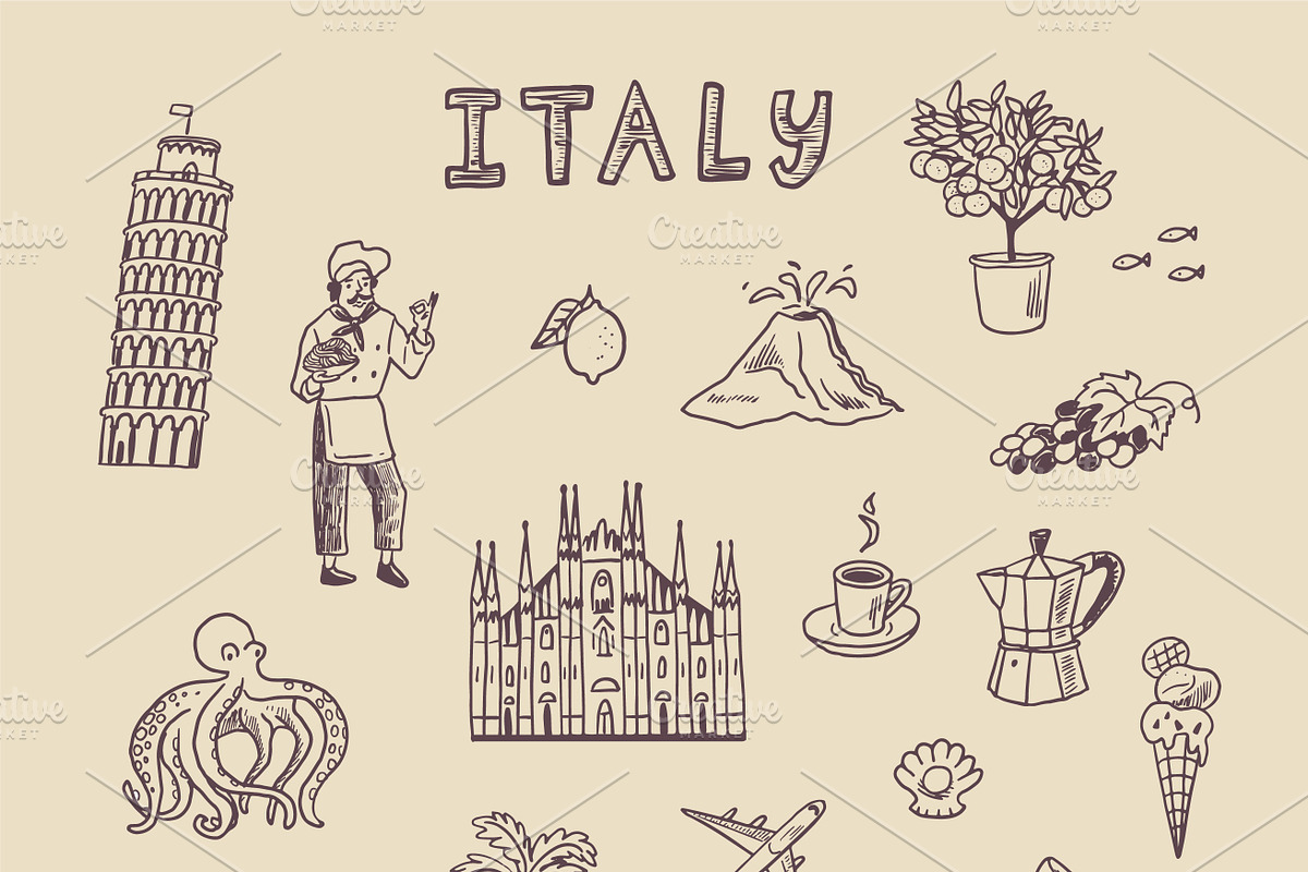 Italy Map, an Illustration by GooseFrol (Photo 6 of 10)
