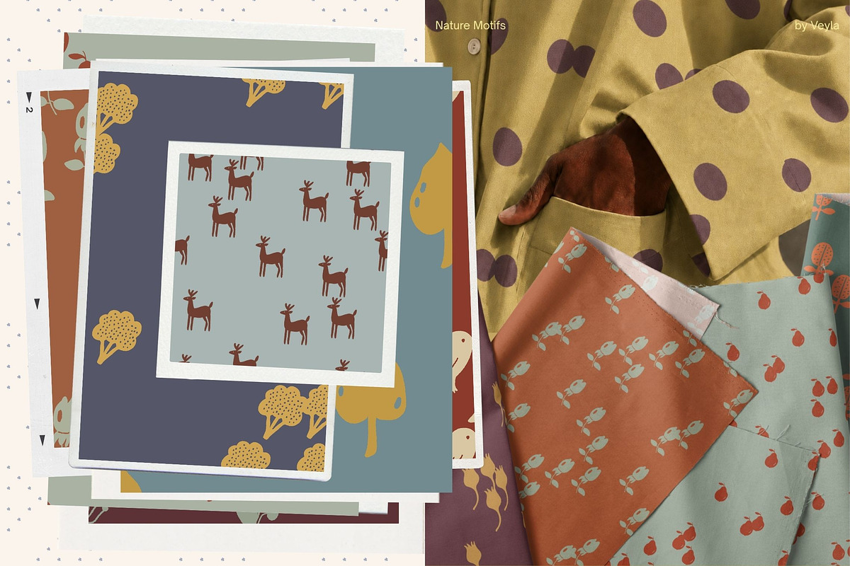 Nature Motifs: 60 Seamless Patterns, a Pattern Graphic by Veyla (Photo 20 of 21)