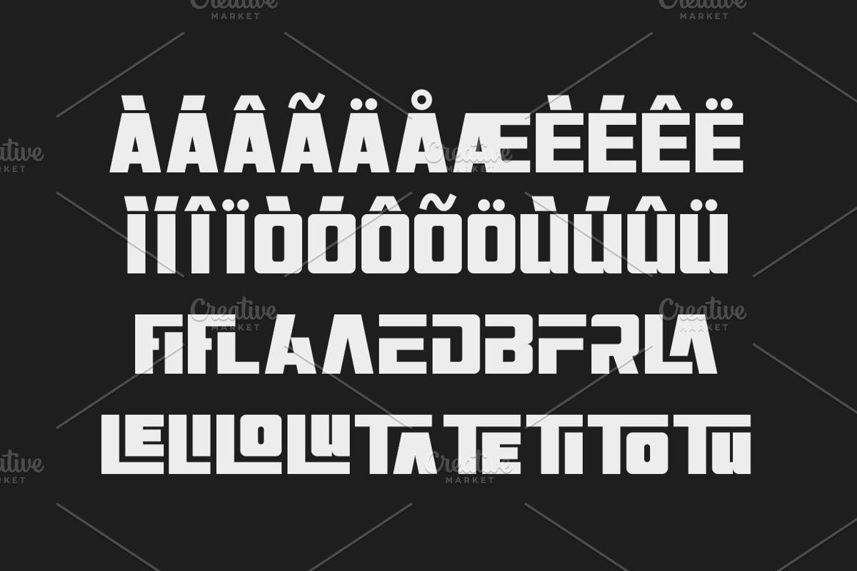 Temoto Strong Sans Serif Font, a Sans Serif Font by Artiveko (Photo 6 of 10)
