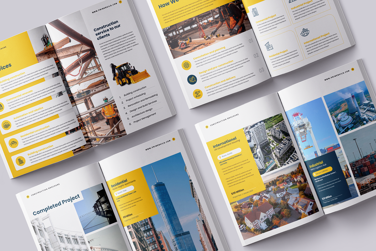 Construction Brochure | Canva preview 7