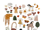 GOUASHE NURSERY hand-drawn set, an Animal Illustration by erasovas (Thumbnail 12 of 14)