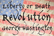 Americratika, a Script Font by Fonthead Design (Thumbnail 2 of 2)