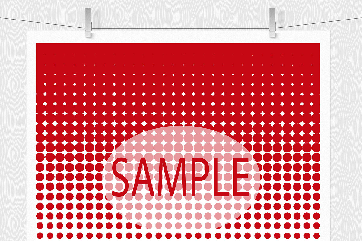 Halftone Pattern Design, a Pattern Graphic by Leska's Digitals (Photo 3 of 3)