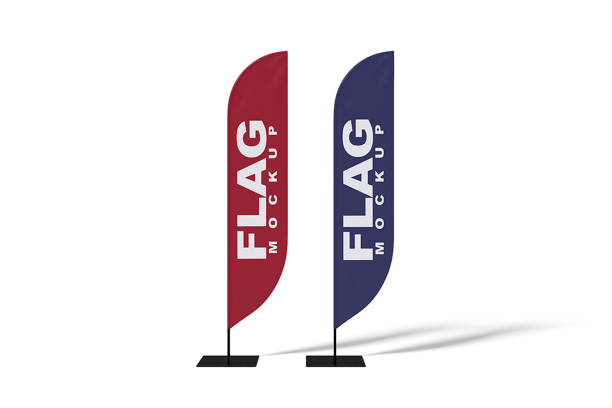 Flag Mockup, an Advertising Mockup by mockupbuys (Photo 24 of 26)