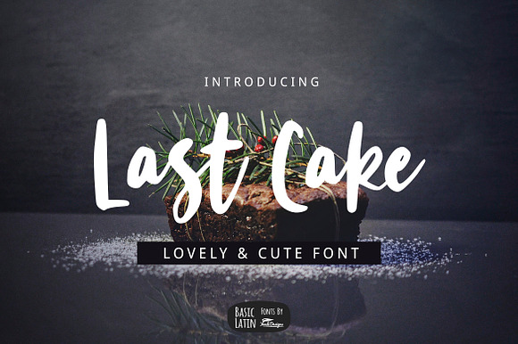 Last Cake Font preview 6