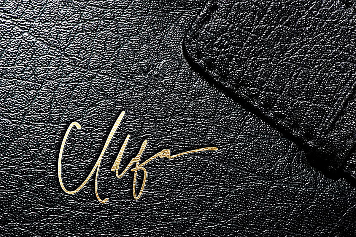 Leather Logo Mockup Black and Gold, a Branding & Logo Template by PaperMoon (Photo 3 of 3)
