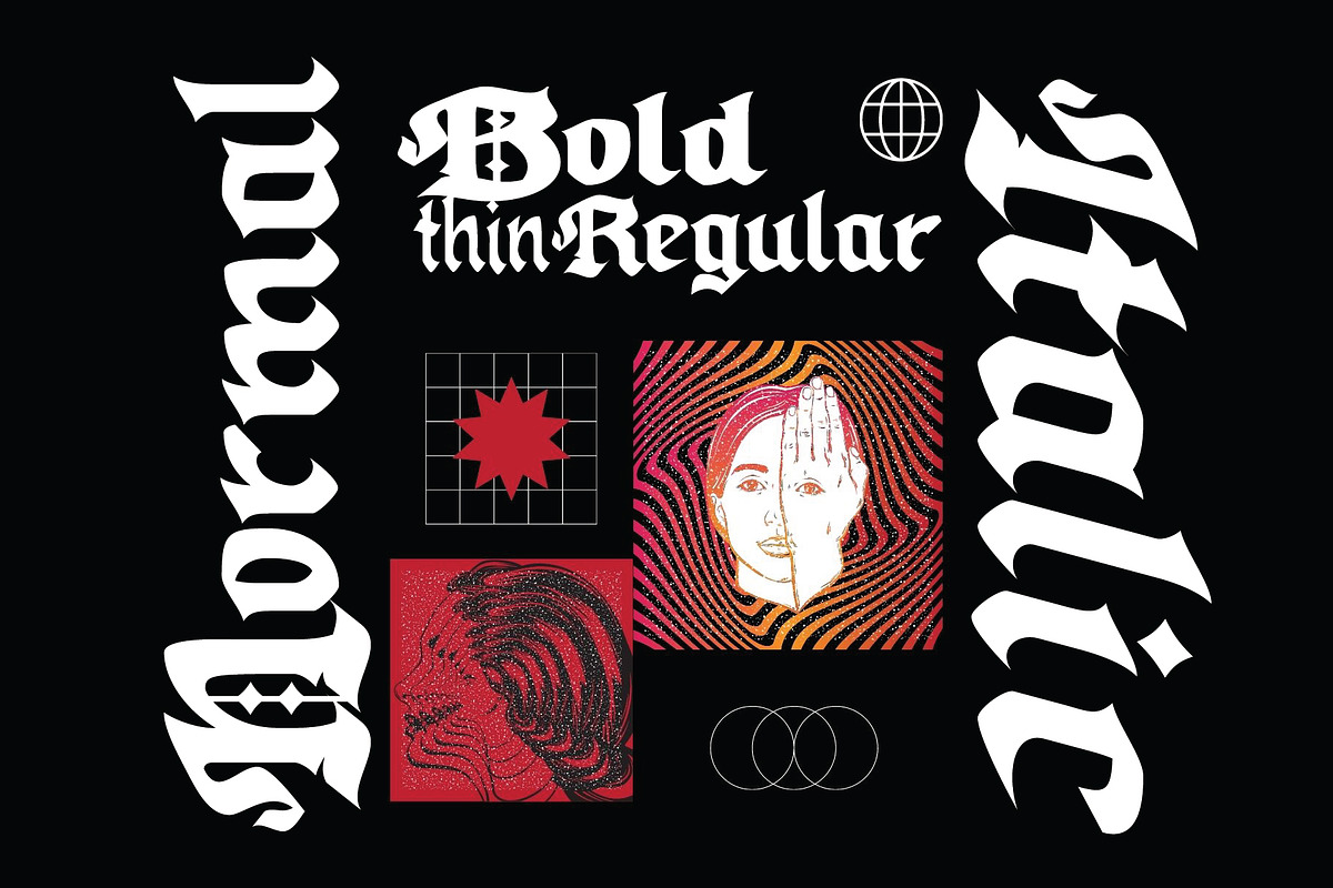 Callimathy - Gothic Blackletter, a Blackletter Font by Anomali Creatype (Photo 13 of 17)
