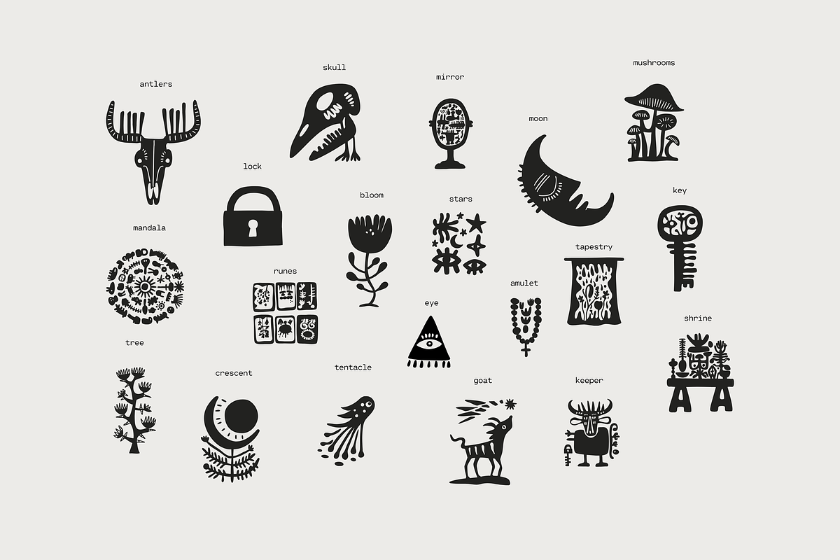 Moonfolk: 80 Hand-Drawn Illustration, a Decorative Illustration by Veyla (Photo 5 of 10)