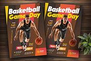 Basketball Game Day Flyer Template, a Flyer Template by Boostock (Thumbnail 1 of 6)