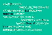 Shuiro Sans, a Sans Serif Font by Mabütype (Thumbnail 8 of 10)