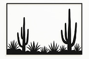 Wild Desert Cactus Scene Set, an Illustration by Creativeshirt (Thumbnail 11 of 15)