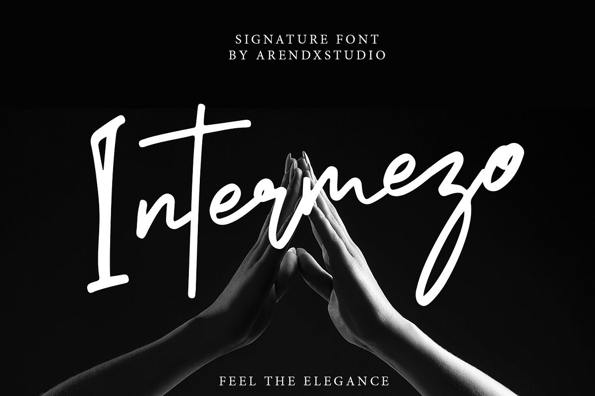 Intermezo Signature Font