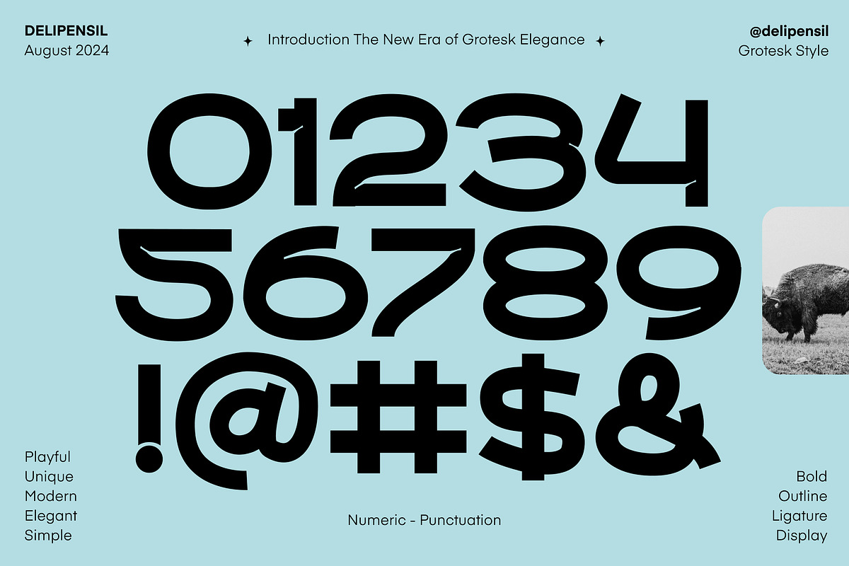 Buffo - Grotesk Typeface, a Slab Serif Font by delipensil (Photo 8 of 9)