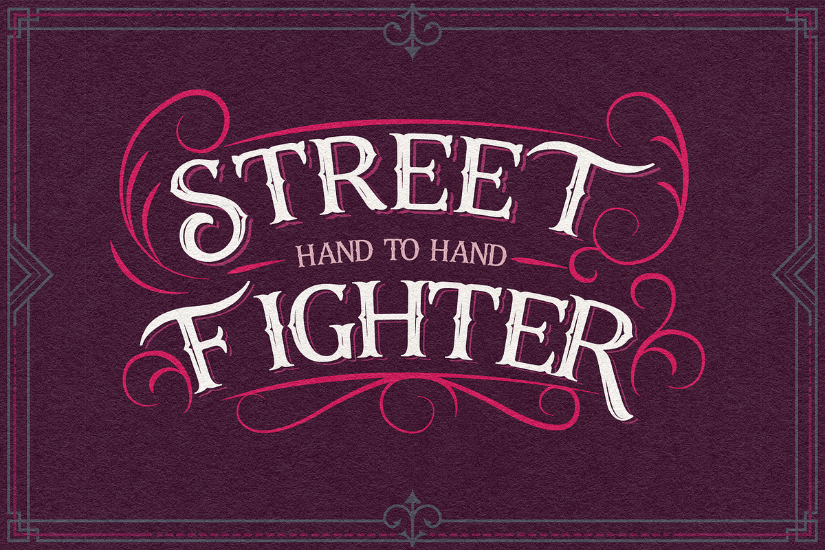 Slanko Jack – Vintage Tattoo Display, a Blackletter Font by Black Junst (Photo 3 of 10)