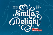 Smile Delight - Bright Display, a Serif Font by ErgibiStudio (Thumbnail 1 of 12)