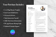 Executive CV Template Pack | Canva, a Resume Template by Lux Resume (Thumbnail 8 of 9)