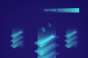 Data transmission technology, a Templates & Theme by majcot (Thumbnail 2 of 6)