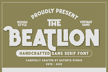The Beatlion - Handcrafted Font