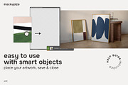 4x5 Two Frame Leaning Mockup, a Household Mockup by mockupize (Thumbnail 3 of 7)
