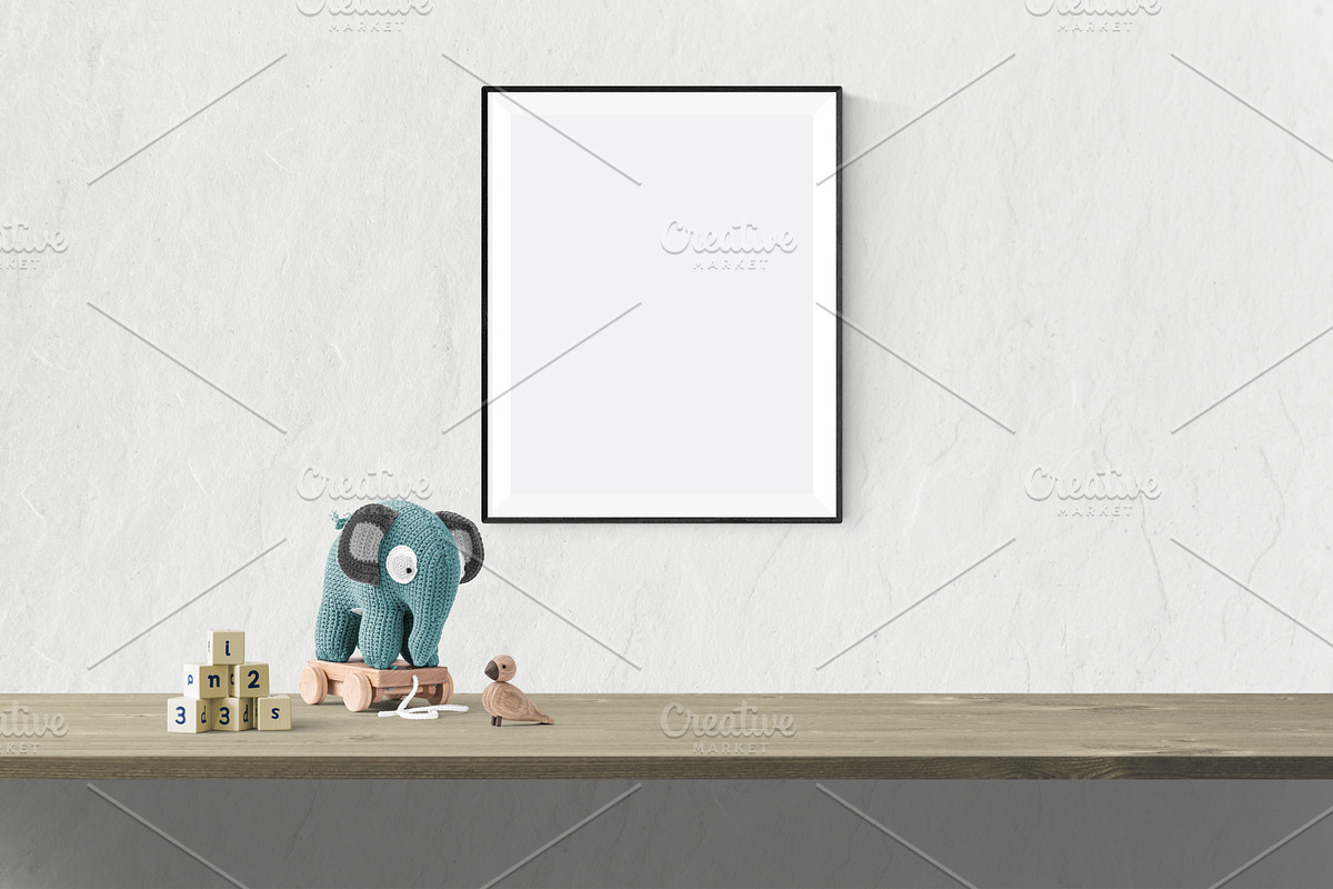 kids frame mockup 8x10 bundle, a Mockup by PinkJellyfish (Photo 11 of 14)