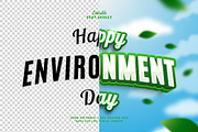 Text Effect Environment Day, a Layer Style Add-On by Navy Graphic (Thumbnail 2 of 2)