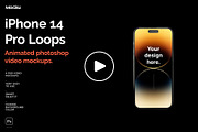 iPhone 14 PRO Animated Video Mockups, an iPhone Mockup by Mocku (Thumbnail 2 of 9)
