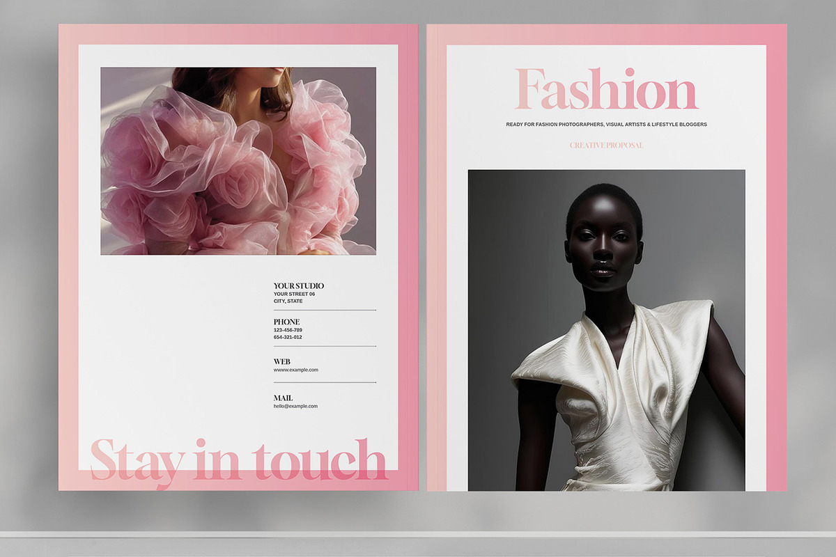 Creative Fashion Project Proposal, a Brochure Template by Boris Cupac (Photo 2 of 7)