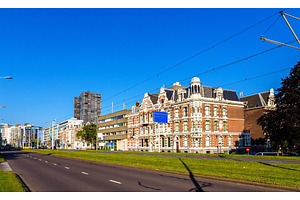Buildings on Westzeedijk street in Rotterdam - the Netherlands, an Architecture Photo by Leonid Andronov