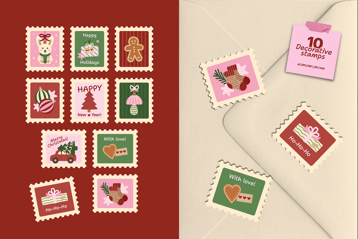Christmas Collection, a Seasonal Illustration by Creative Gallery (Photo 5 of 11)